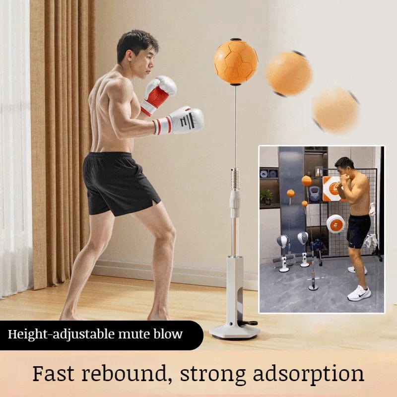 Adjustable Height Boxing ball Reaction Sandbags Training Decompression Vertical Sandbag boxing punching bag Home Venting Balls - Gym&Gadgets