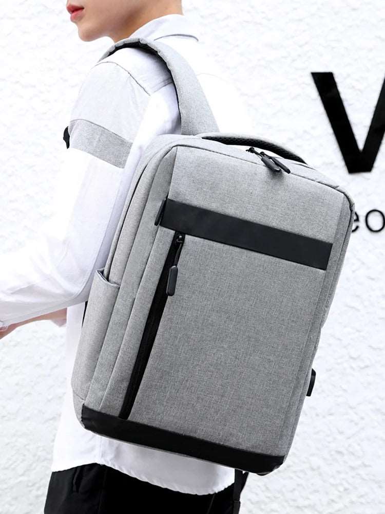 Business Laptop Backpack Large Capacity Multifunctional Usb Charging Waterproof Film Backbag Casual Shoulder Bag For Men - Gym&Gadgets