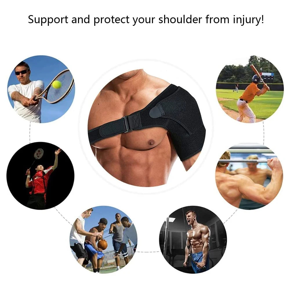 Shoulder Brace for Torn Rotator Cuff, Shoulder Pain Relief, Support & Compression.