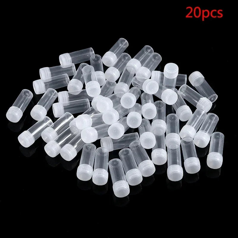 5ml Plastic Bottle Sample Jar 5g Small Barrel Vials Medicine Pill Liquid.