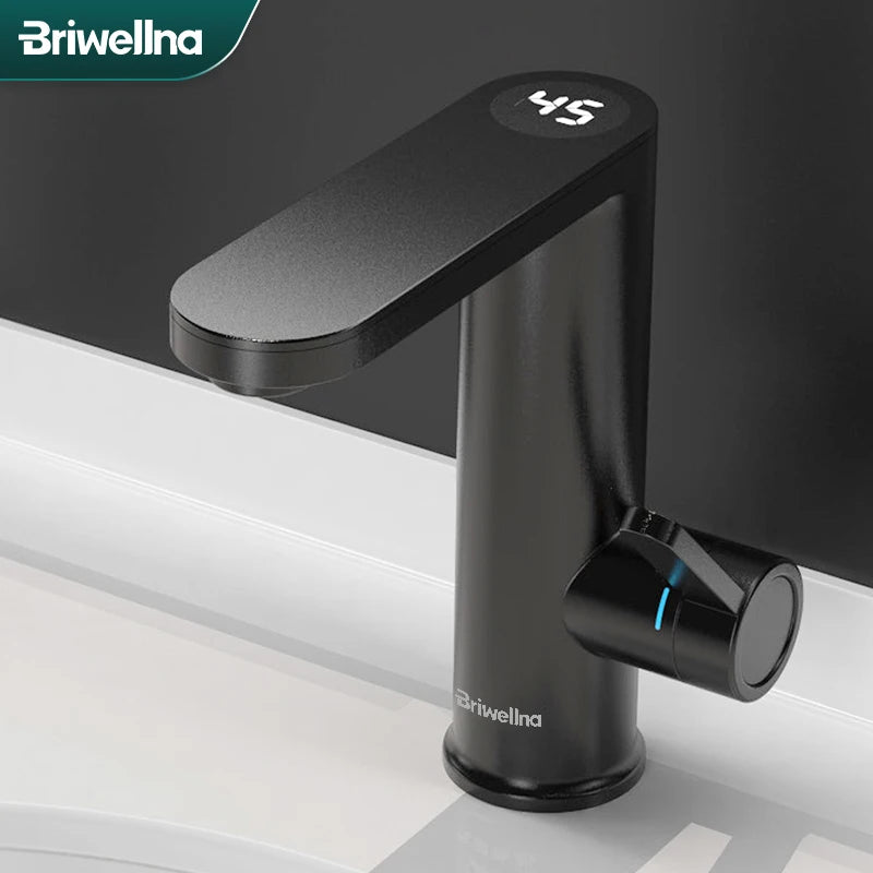 Briwellna Electric Water Heater Hot Water Faucet 2 in 1 Basin . - Gym&Gadgets