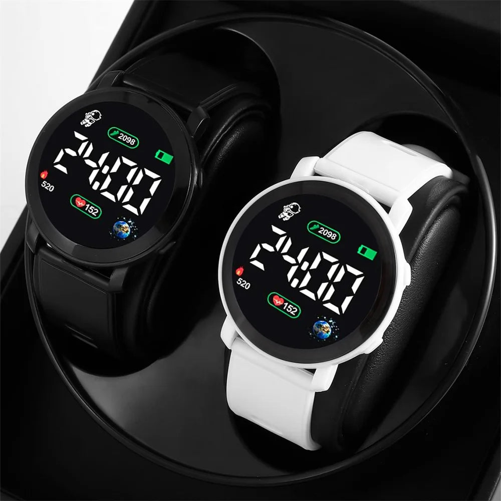 Couple Watches LED Digital Watch for Men Women Sports Army Military Silicone Watch Electronic Clock Hodinky Reloj Hombre - Gym&Gadgets