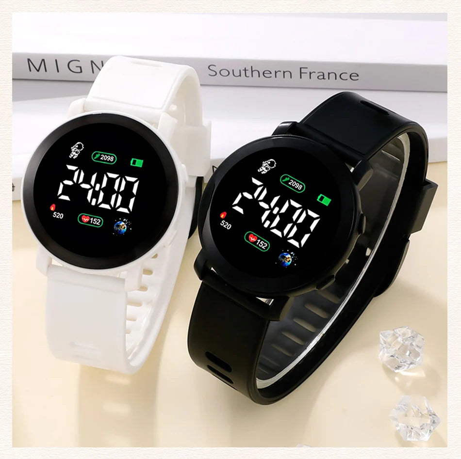 Couple Watches LED Digital Watch for Men Women Sports Army Military Silicone Watch Electronic Clock Hodinky Reloj Hombre - Gym&Gadgets