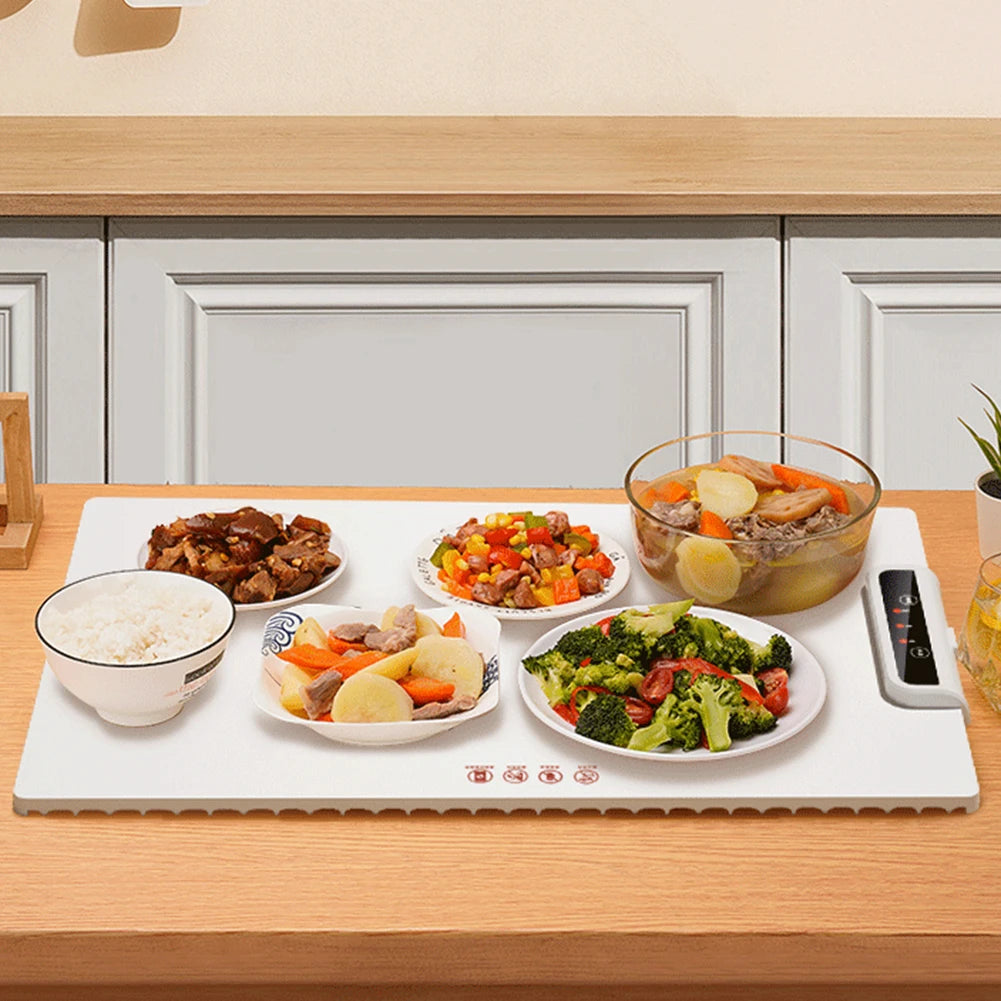 Electric Warming Tray with Adjustable Temperature.