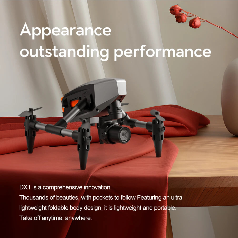 XD1 Drone Professional 8K Dual Camera 5G GPS WIFI Height Maintaining Four Sides Obstacle Avoidance RC Mini helicopter Boys Toys - Gym&Gadgets