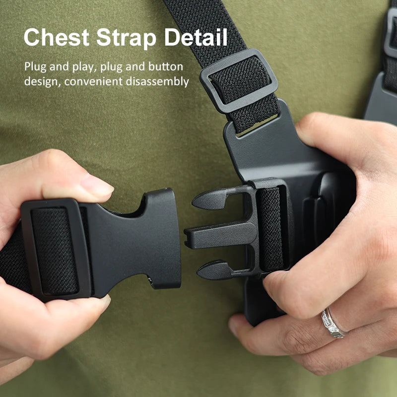 Chest Strap Mount Belt for Gopro Hero Camera Phone Holder for Smartphone Xiaomi iPhone 13 14 Pro Max insta360 x3 Accessories - Gym&Gadgets