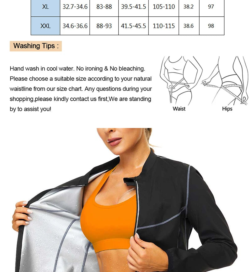 SEXYWG Women Sauna Suit for Weight Loss Sweat.