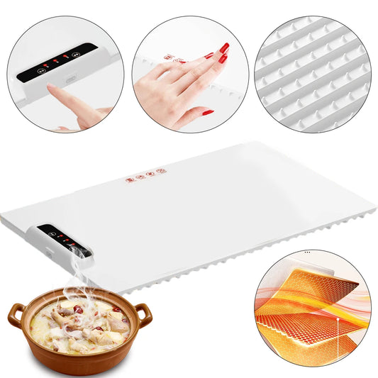 Electric Warming Tray with Adjustable Temperature.