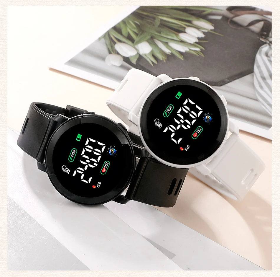 Couple Watches LED Digital Watch for Men Women Sports Army Military Silicone Watch Electronic Clock Hodinky Reloj Hombre - Gym&Gadgets