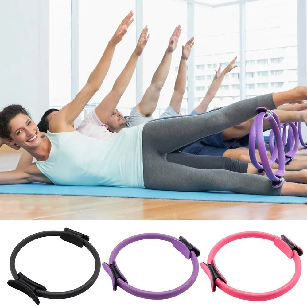 Pilates Ring 15-Inch Yoga And Pilates Ring Equipment Adductor Exerciser Pilates Accessories Thigh Exercise Gear For Inner Thigh - Gym&Gadgets