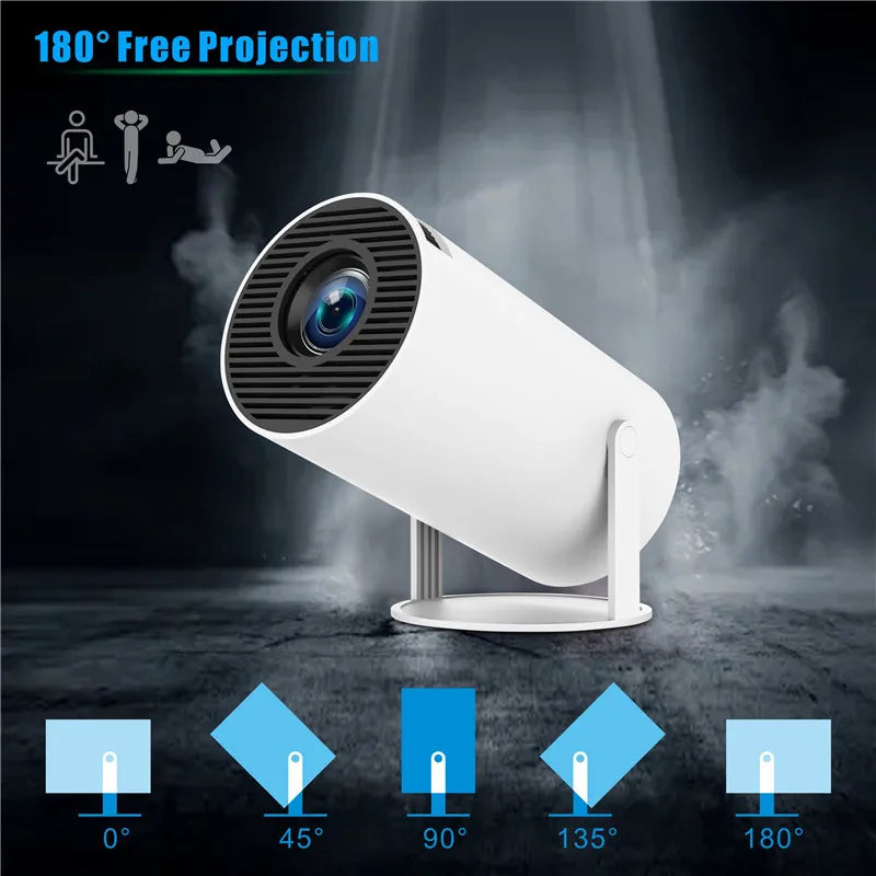 DITONG Hy300 PRO Projector 4K Android 1080P 1280*720P Full HD Home Theater.