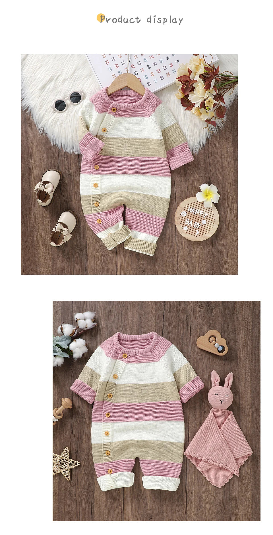 Winter Baby Rompers Clothes Autumn Full Sleeves Newborn Boys Girls. - Gym&Gadgets