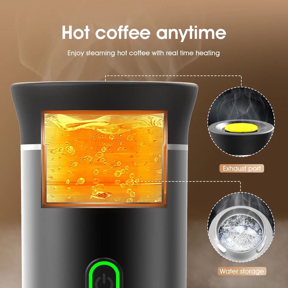 Portable Coffee Espresso Maker Machine Cafe Portable Capsule Coffee.