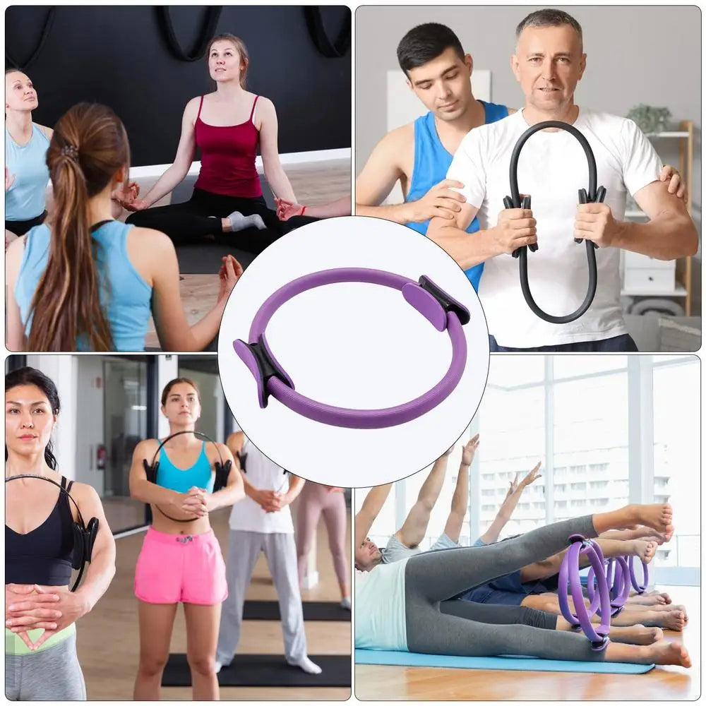 Pilates Ring 15-Inch Yoga And Pilates Ring Equipment Adductor Exerciser Pilates Accessories Thigh Exercise Gear For Inner Thigh - Gym&Gadgets