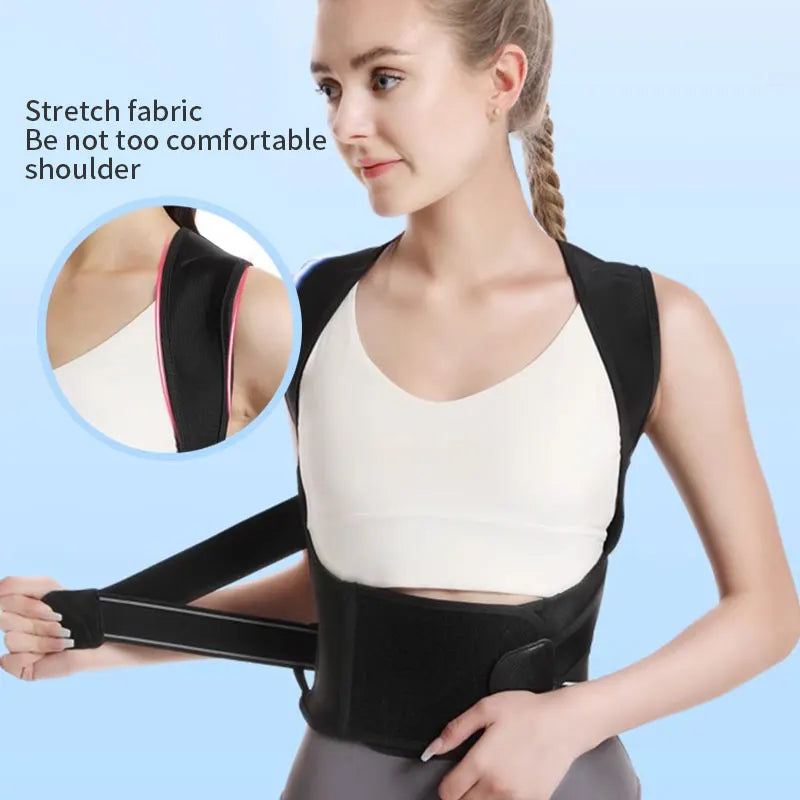 Posture Corrector Back Support Comfortable Back and Shoulder Brace for Men and Women Medical Device To Improve Bad Posture Belt - Gym&Gadgets