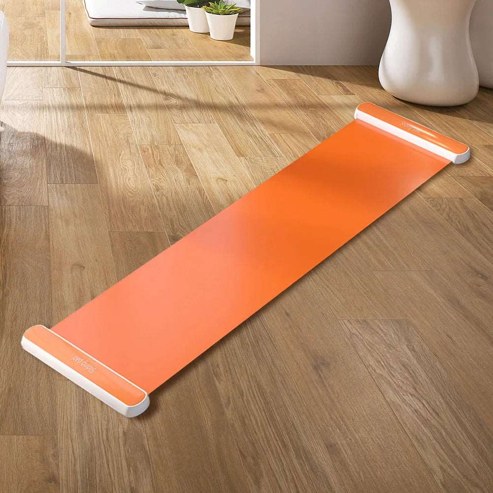 140/180/200CM Yoga Sliding Mat Sport Fitness Glide Pilates Skating Training Board Mat for Ice Hockey Roller Skating Leg Exercise - Gym&Gadgets