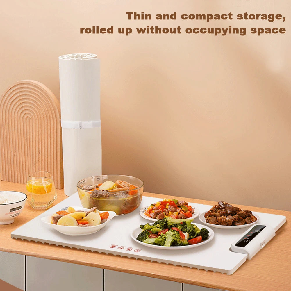 Electric Warming Tray with Adjustable Temperature.