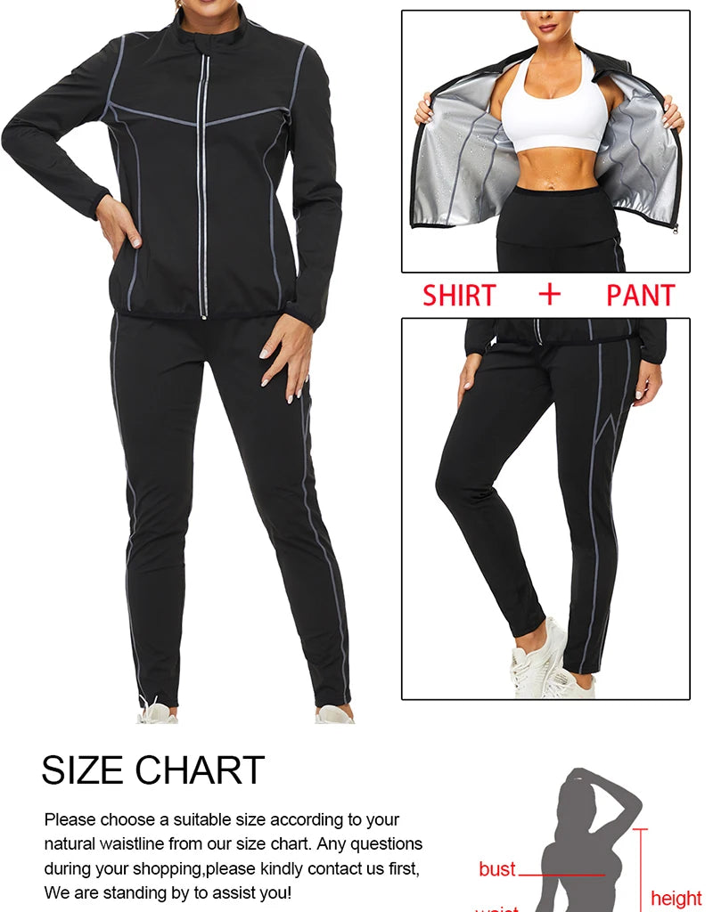 SEXYWG Women Sauna Suit for Weight Loss Sweat.