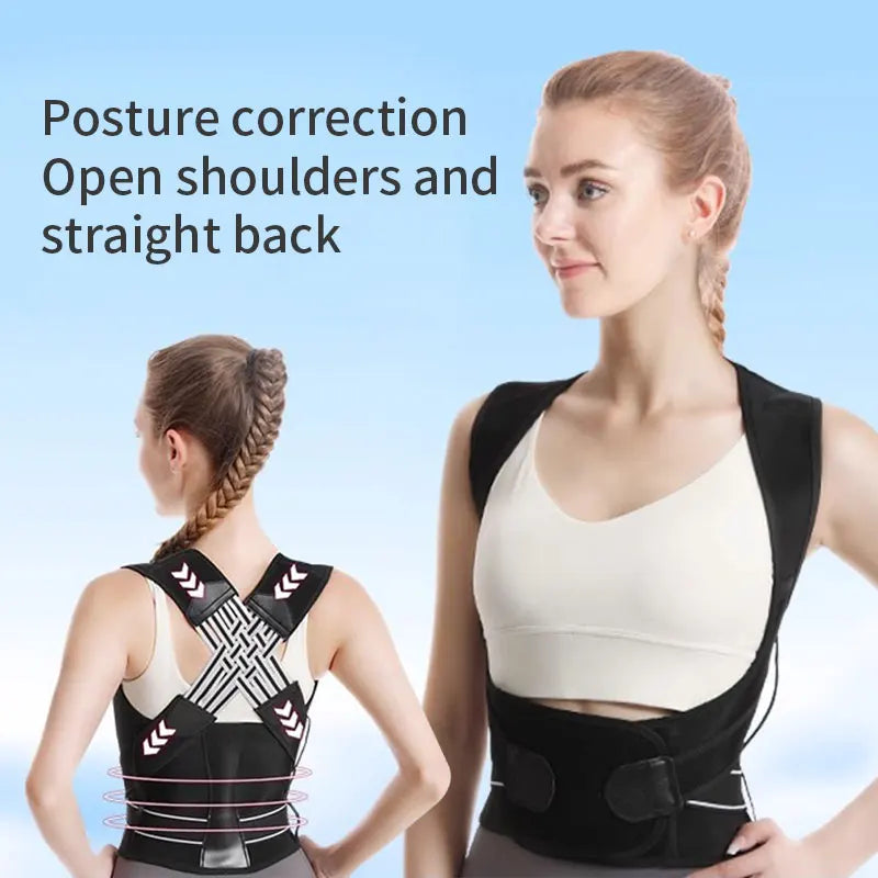 Posture Corrector Back Support Comfortable Back and Shoulder Brace for Men and Women Medical Device To Improve Bad Posture Belt - Gym&Gadgets