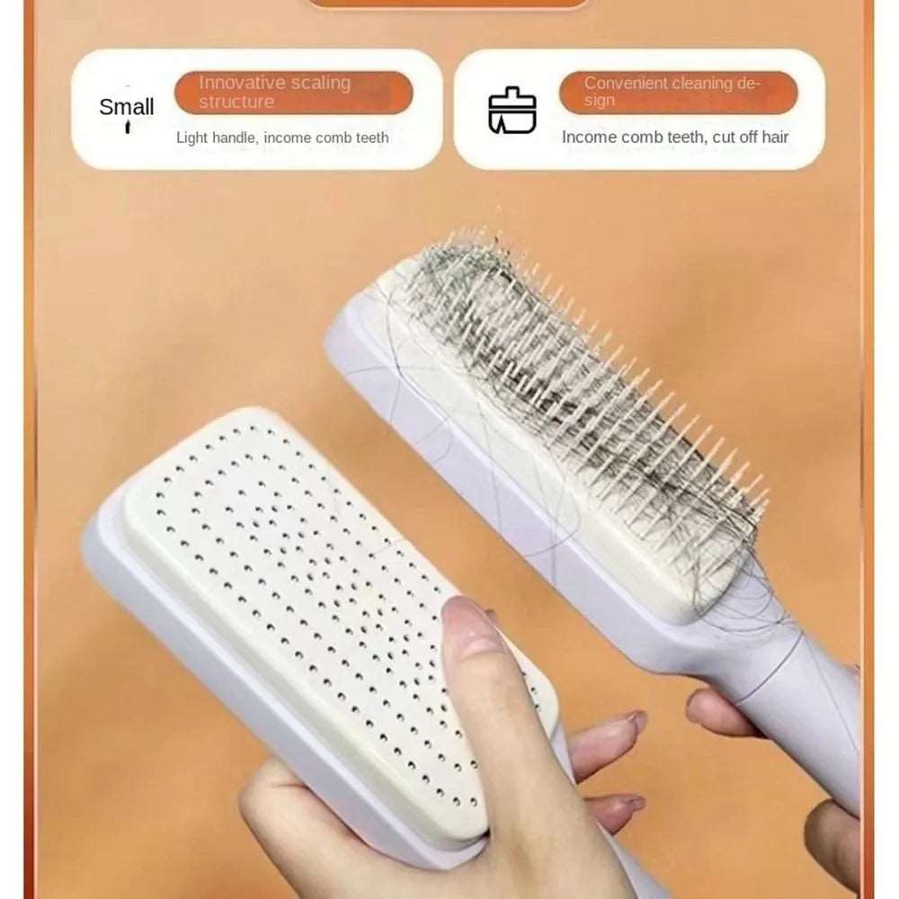 Massage Airbag Comb Straight Hair Comb Rotation Handles Cleaning Hair.