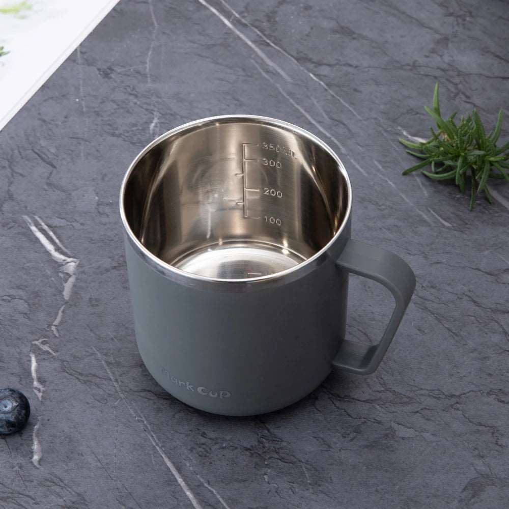 400ml 304 Stainless Steel Coffee Mugs Portable Cups. - Gym&Gadgets