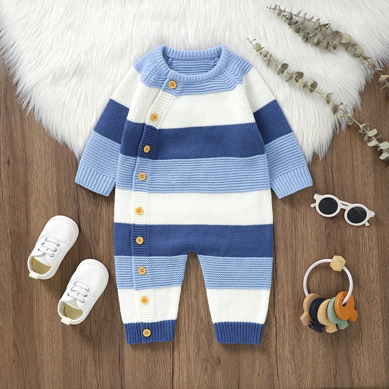 Winter Baby Rompers Clothes Autumn Full Sleeves Newborn Boys Girls. - Gym&Gadgets