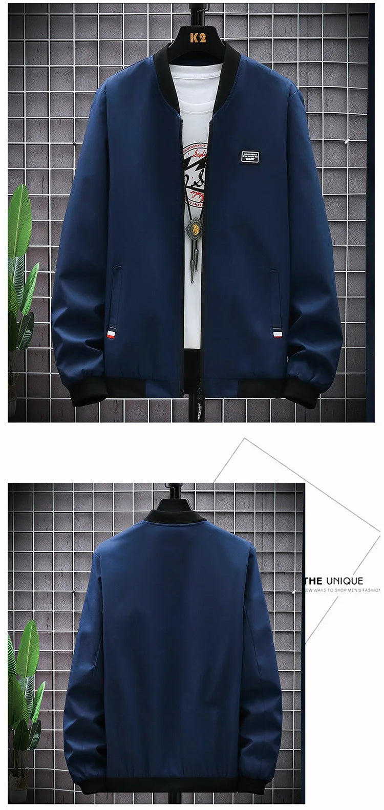 Men's Lightweight Windbreaker Spring Autumn Jacket Coat Men's.