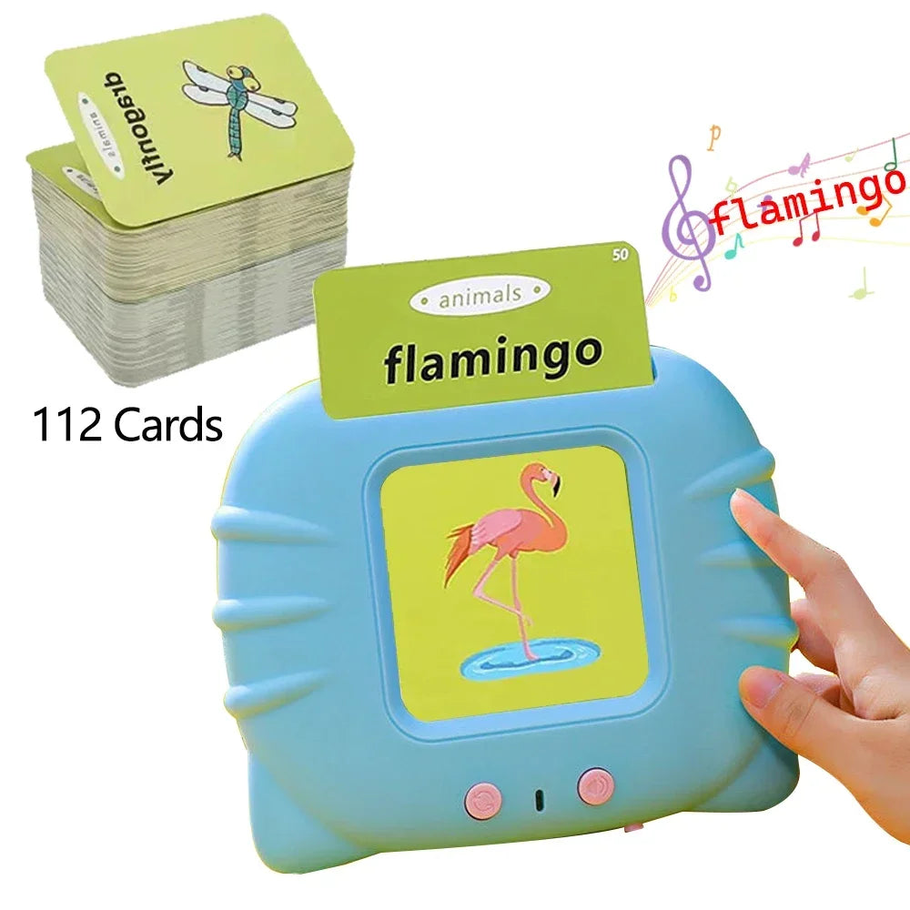 Early Education Flash Card Machine Learning Talking Language English Electronic .