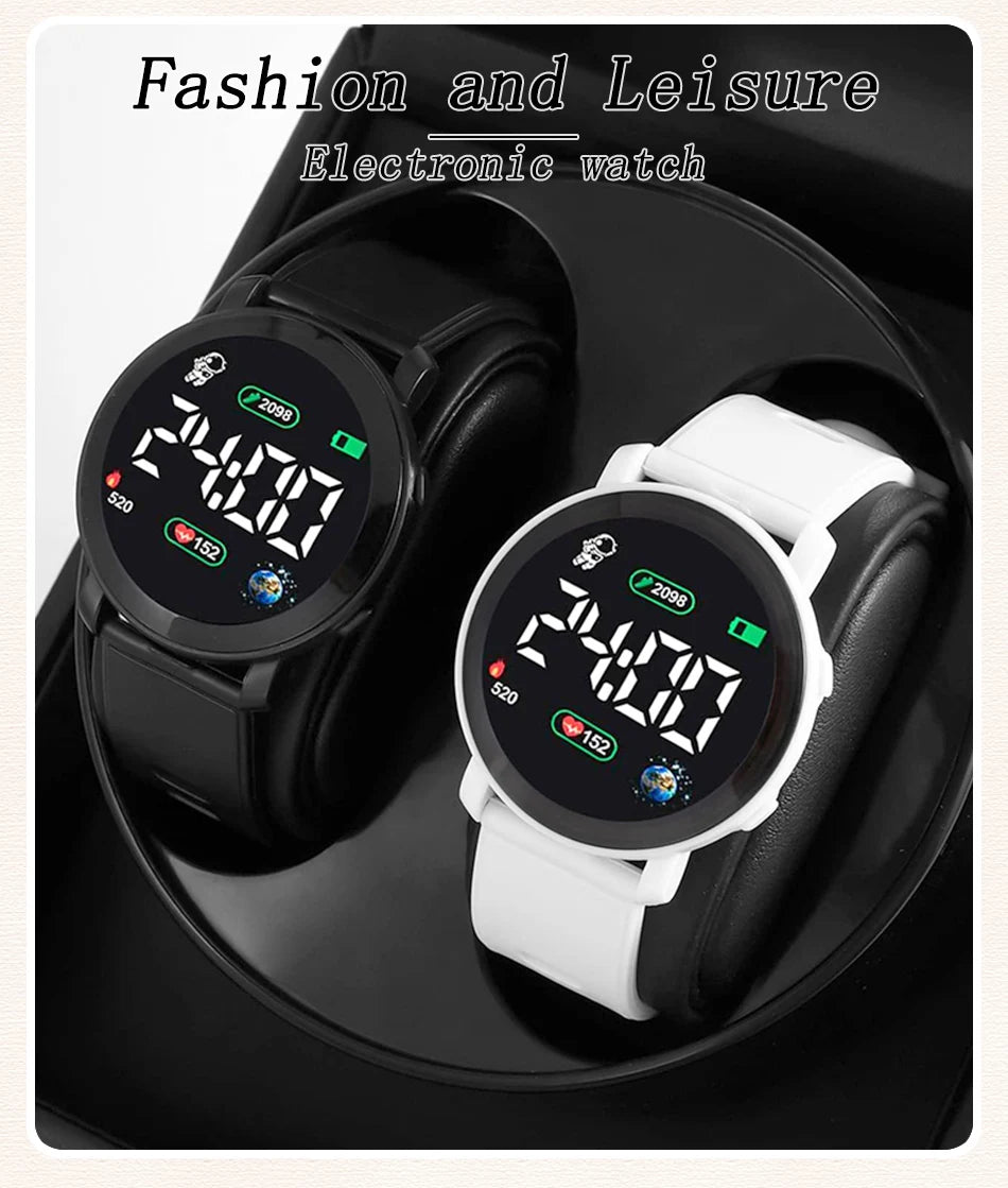 Couple Watches LED Digital Watch for Men Women Sports Army Military Silicone Watch Electronic Clock Hodinky Reloj Hombre - Gym&Gadgets