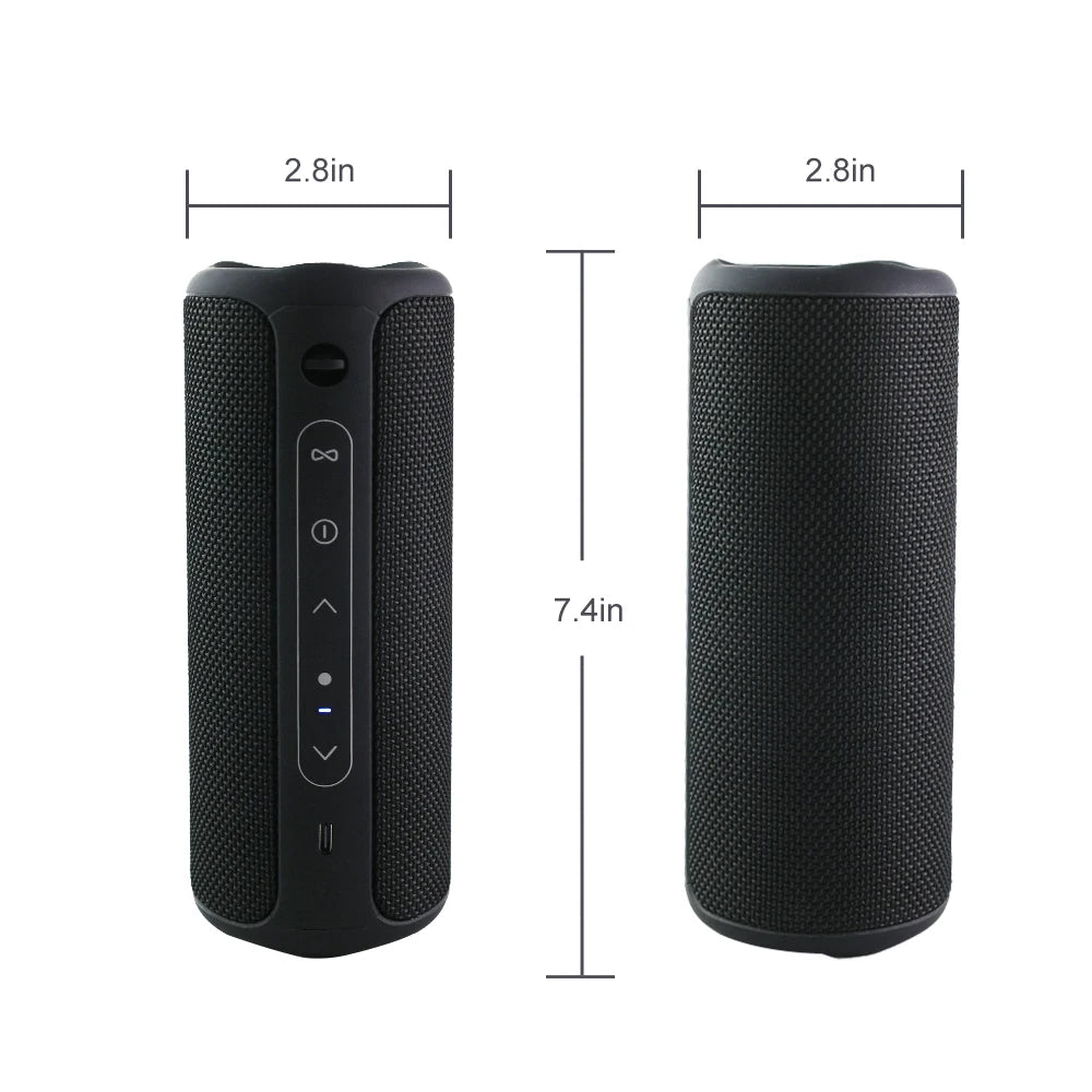 WISETIGER P3 30W Outdoor Portable Bluetooth Speaker IPX7 Waterproof Sports Sound Box Bass Boost BT5.3 RGB Light TWS Connectivity - Gym&Gadgets