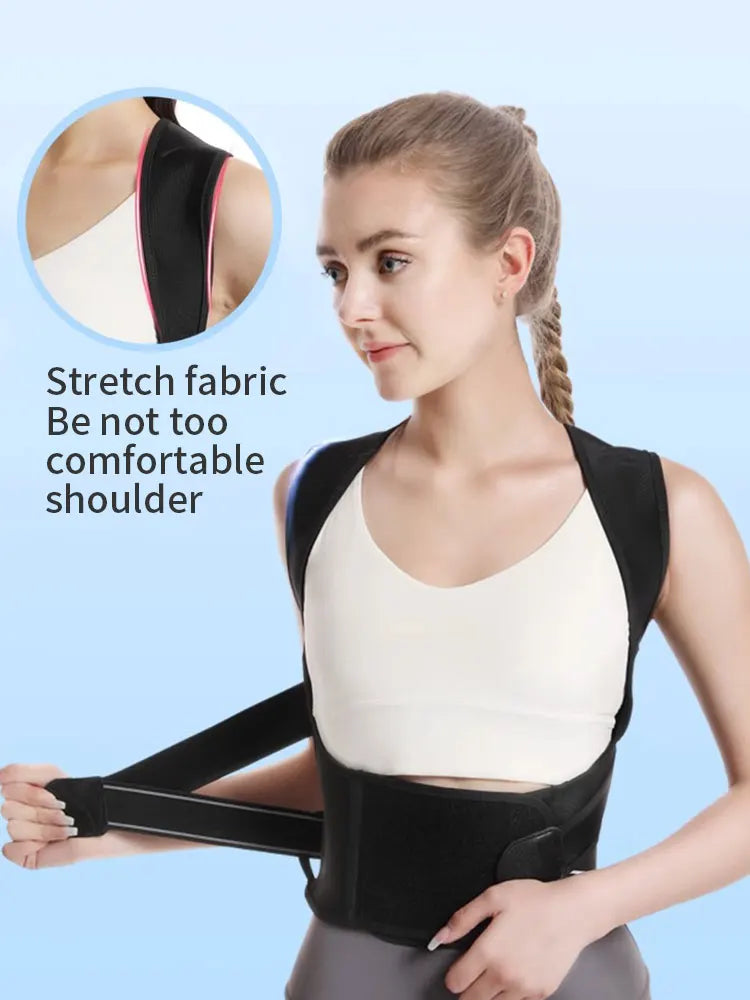 Posture Corrector Back Support Comfortable Back and Shoulder Brace for Men and Women Medical Device To Improve Bad Posture Belt - Gym&Gadgets