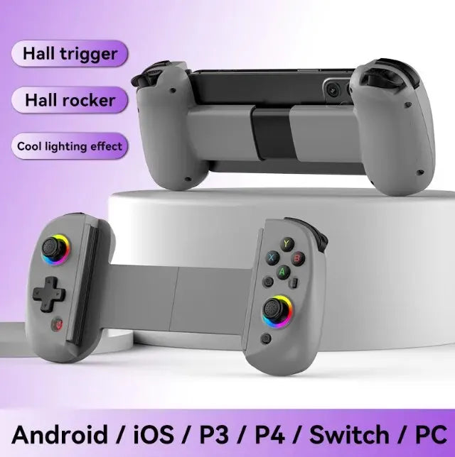 D8 Telescopic Gamepad Controller Joystick Turbo 6-axis Gyro Vibration Wireles Bluetooth.