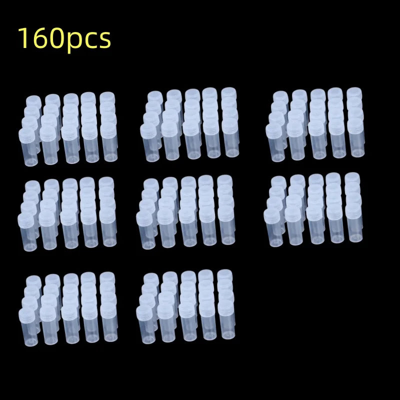 5ml Plastic Bottle Sample Jar 5g Small Barrel Vials Medicine Pill Liquid.