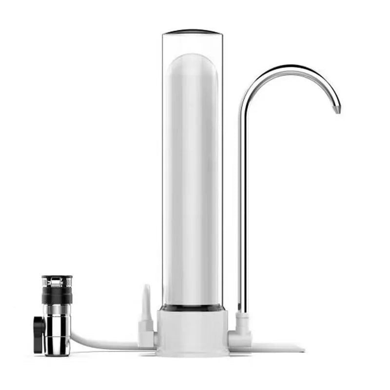 Water purifier household direct drinking tap filter tap water transparent.