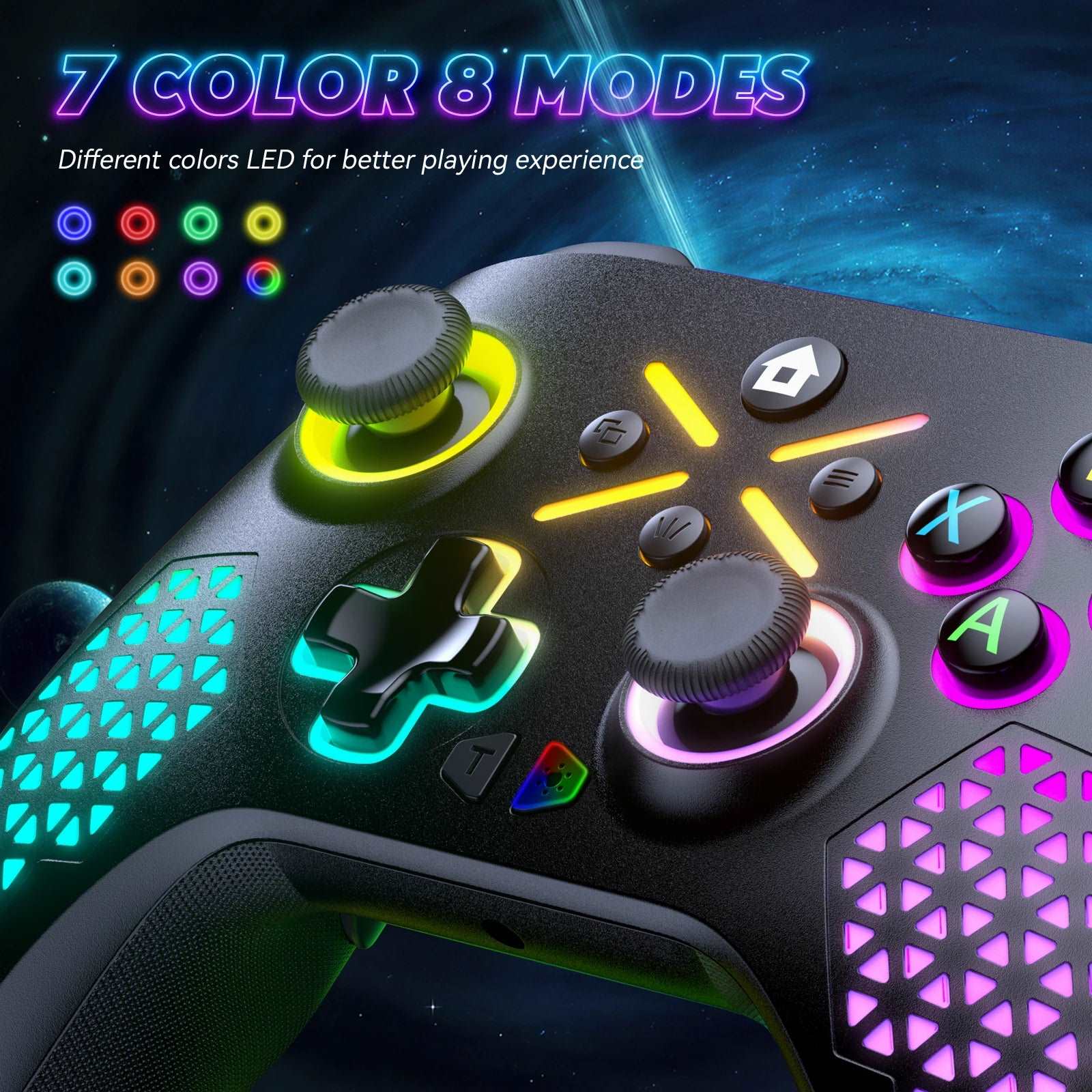 2.4G Wireless Gamepad For Xbox One ,Xbox Seris S ,Xbox Series X Console Win10 Dual Vibra With Six Axis Gyroscope Game Controller - Gym&Gadgets