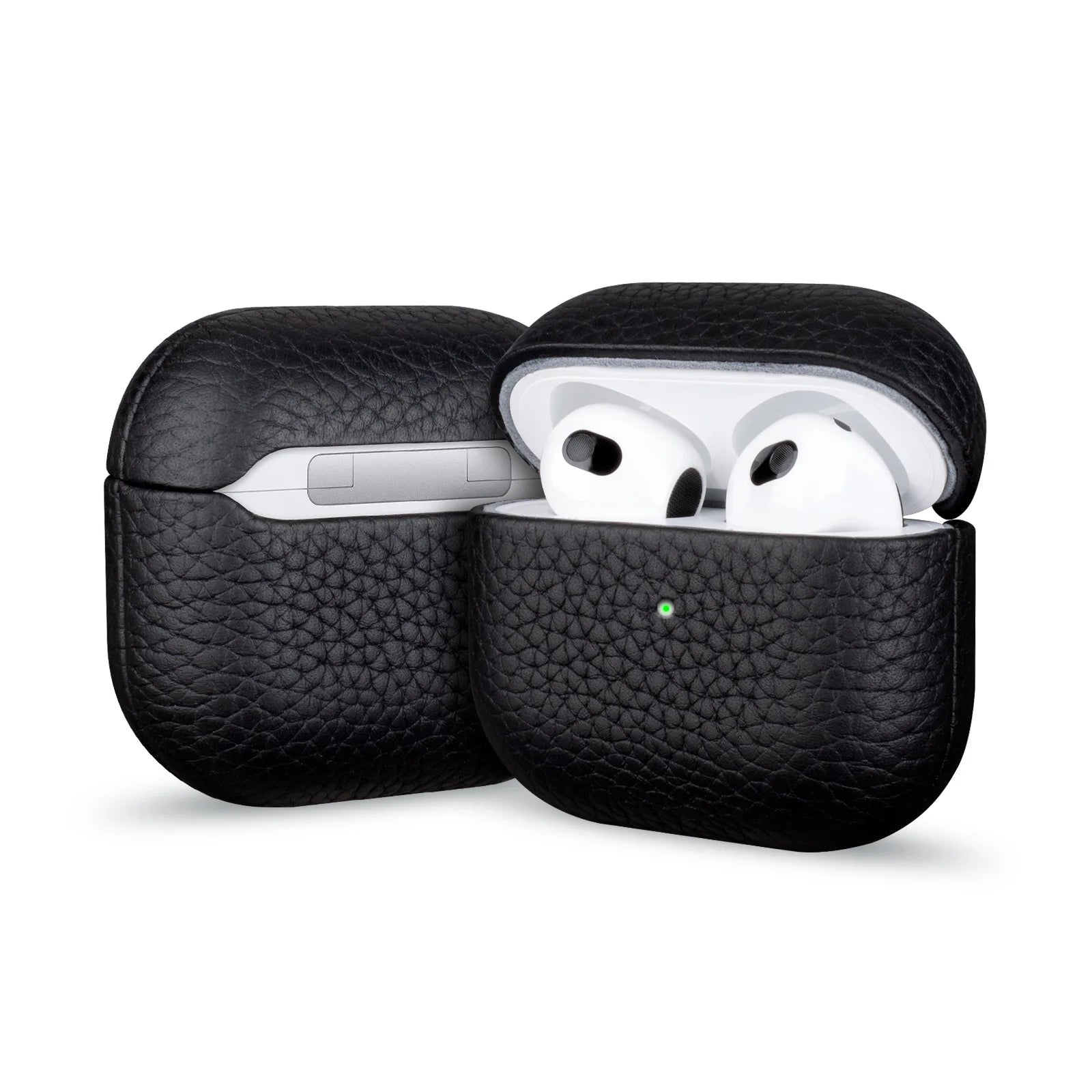 Leather Case For AirPods 4 Business Earphone Cases For Apple AirPods 4 4th Generation 2024 Cover Headset Shell MagSafe Case - Gym&Gadgets