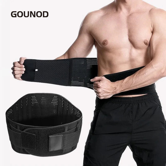 1PC Lumbar Support Waist Pain Back Injury Support Brace For Fitness Sports Weight Lifting Belt Sports Safety Corrector Men Women