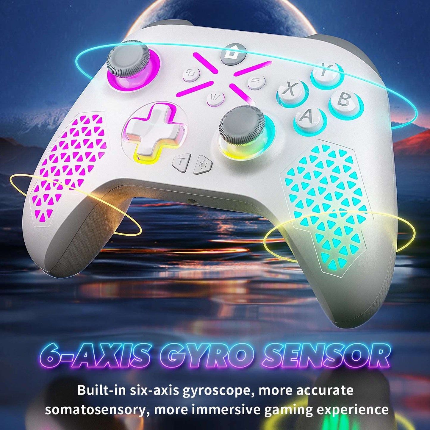 2.4G Wireless Gamepad For Xbox One ,Xbox Seris S ,Xbox Series X Console Win10 Dual Vibra With Six Axis Gyroscope Game Controller - Gym&Gadgets