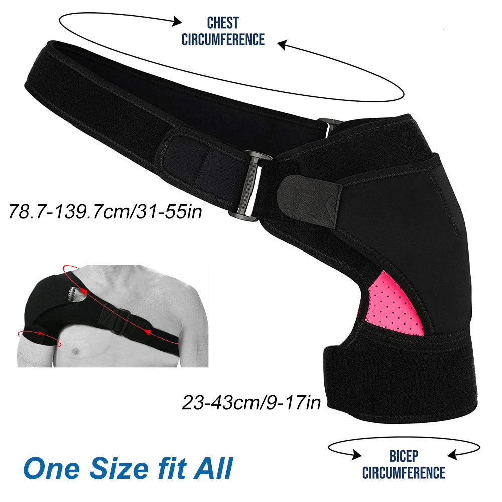 Shoulder Brace for Torn Rotator Cuff, Shoulder Pain Relief, Support & Compression.