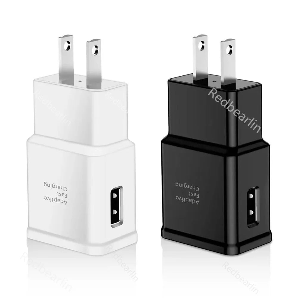 10pcs 5V 2A Eu US USB Wall Charger Phone Charger Plug For Samsung S10 S20 S23 S24 Note 10 Htc Xiaomi Huawei - Gym&Gadgets