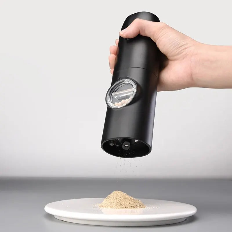 Rechargeable USB Electric Automatic Salt and Pepper Grinder. - Gym&Gadgets