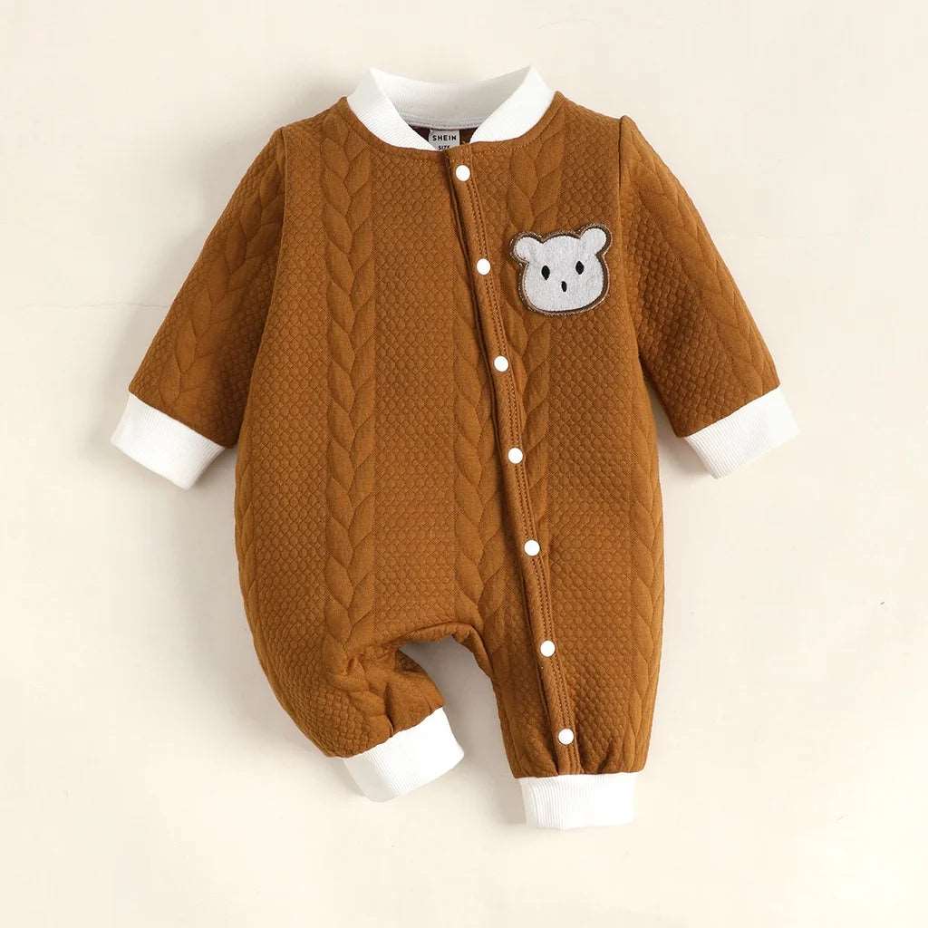 0-6 Months Newborn Baby Boy Clothes Baby Girl Romper Bear. - Gym&Gadgets