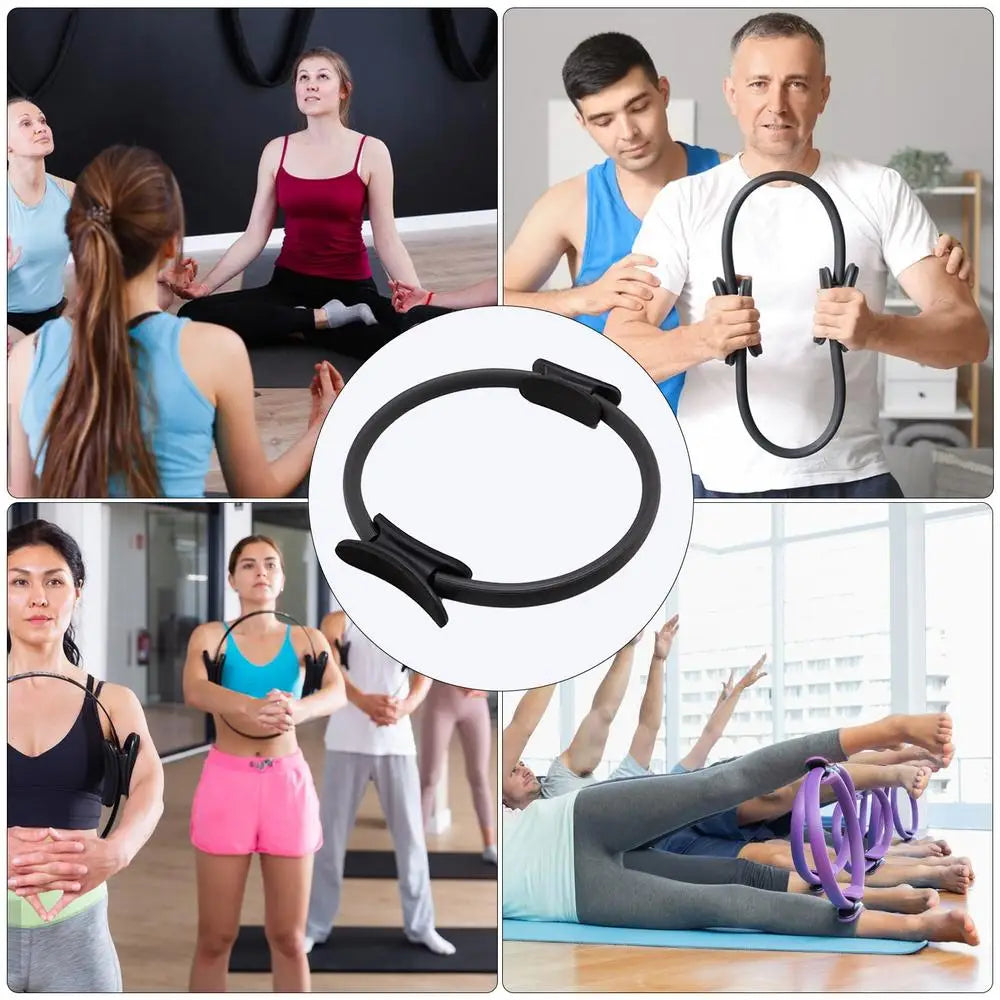 Pilates Ring 15-Inch Yoga And Pilates Ring Equipment Adductor Exerciser Pilates Accessories Thigh Exercise Gear For Inner Thigh - Gym&Gadgets