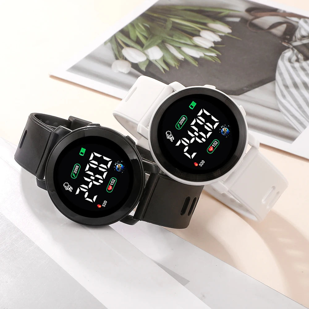 Couple Watches LED Digital Watch for Men Women Sports Army Military Silicone Watch Electronic Clock Hodinky Reloj Hombre - Gym&Gadgets