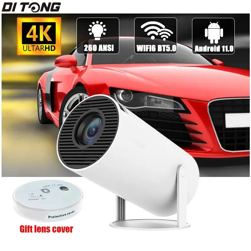 DITONG Hy300 PRO Projector 4K Android 1080P 1280*720P Full HD Home Theater.