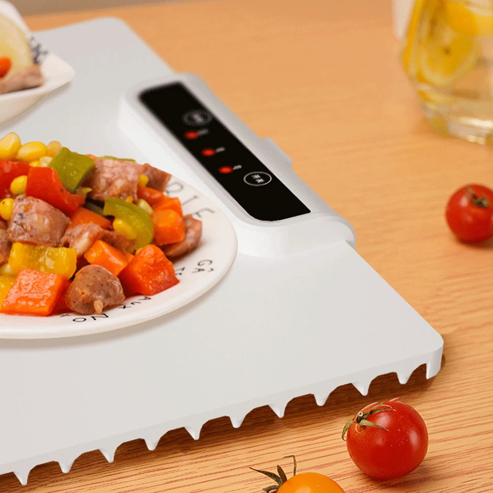 Electric Warming Tray with Adjustable Temperature.