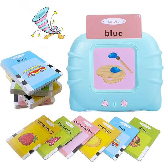 Early Education Flash Card Machine Learning Talking Language English Electronic .