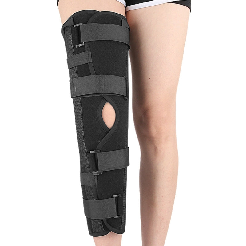 Knee Immobilizer Brace Breathable Knee Brace & Stabilizer Full Leg Support Brace for Surgery Recovery, Knee Injury Dropshipping - Gym&Gadgets