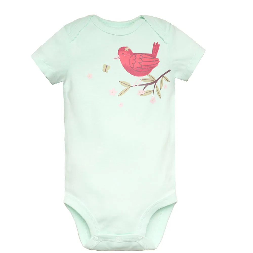 5pcs/lot Baby Bodysuit Fashion Girl Clothes Cotton Newborn Baby Boy. - Gym&Gadgets