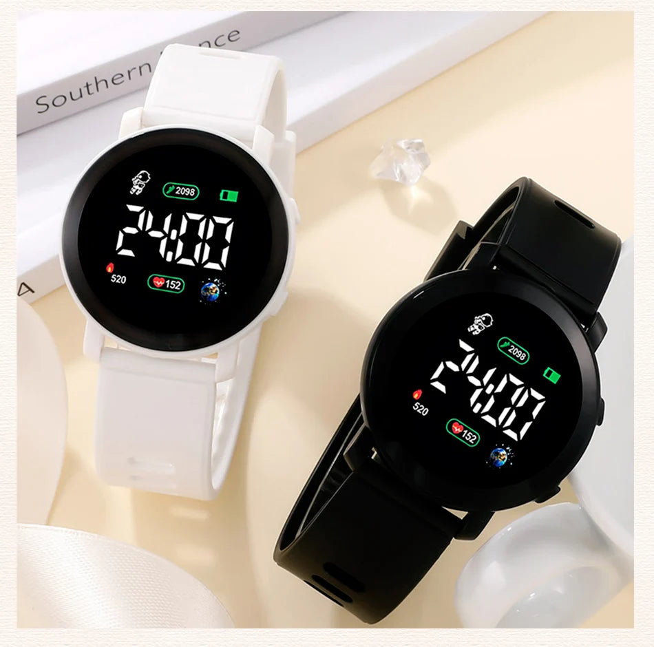 Couple Watches LED Digital Watch for Men Women Sports Army Military Silicone Watch Electronic Clock Hodinky Reloj Hombre - Gym&Gadgets